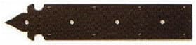 decorative-versatile Versaille 12" Strap - also available in 18" and 24" Black